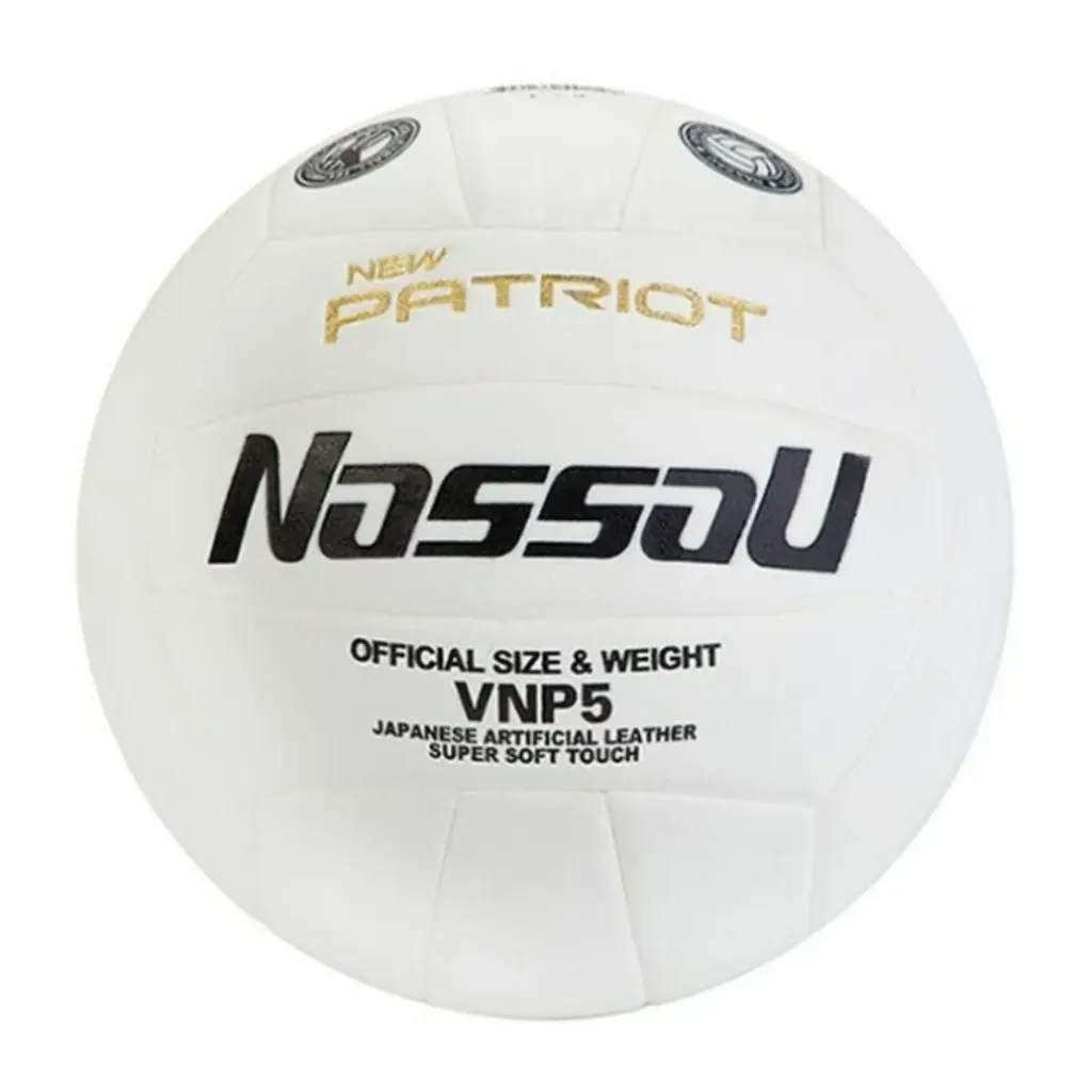 Pelota de voley nassau New PATRIOT Nº 5  Microfiber Japanese PU  Blanco