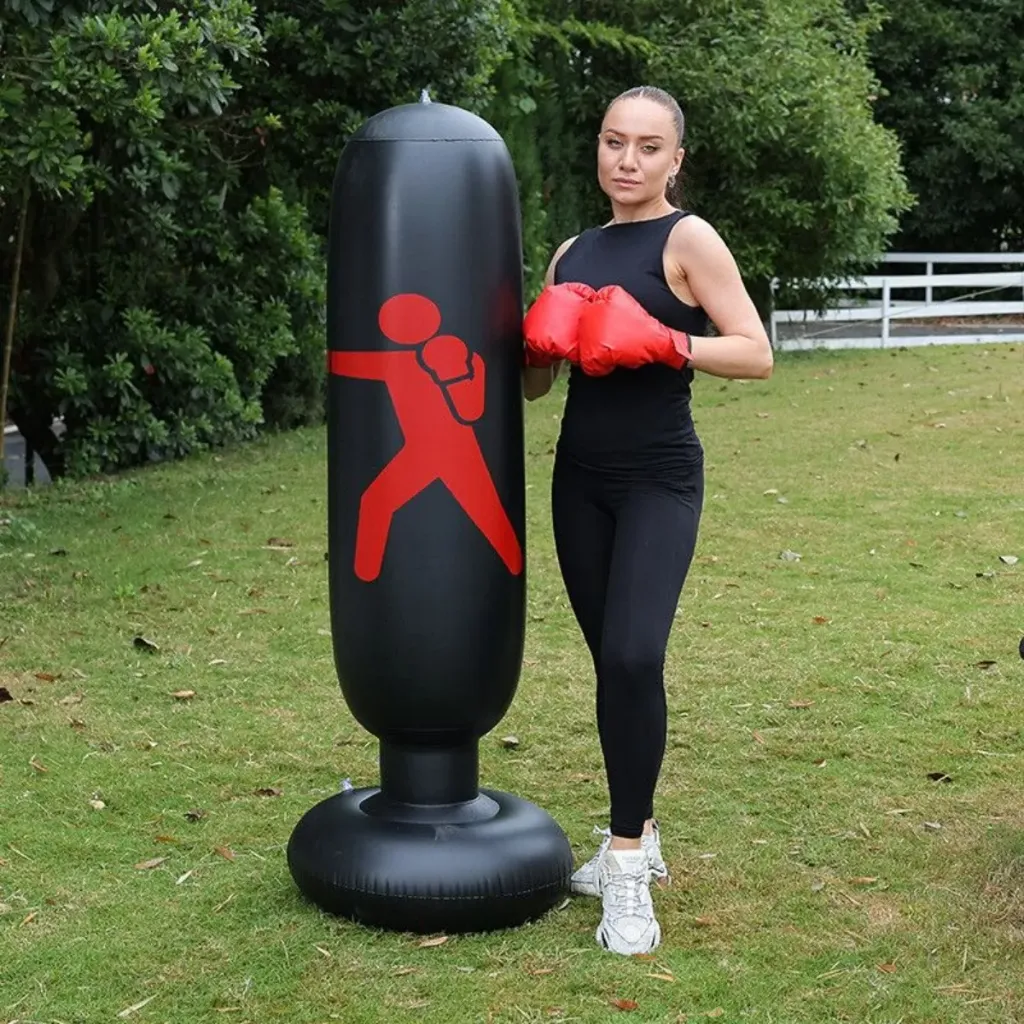 Bolsa de Boxeo de Piso Puching Ball Piso -1,60 M