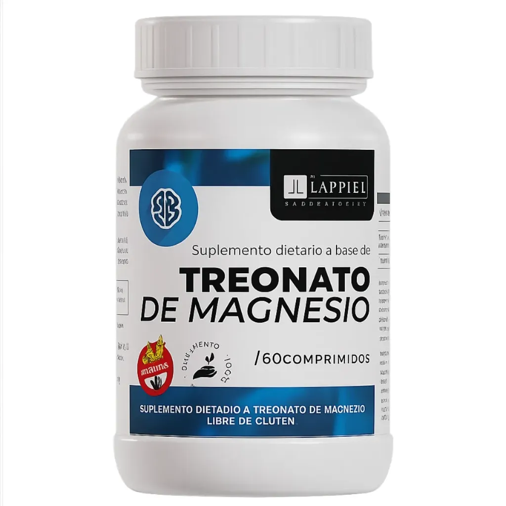 Treonato de magnesio lappiel 500mg – 60c comprimidos