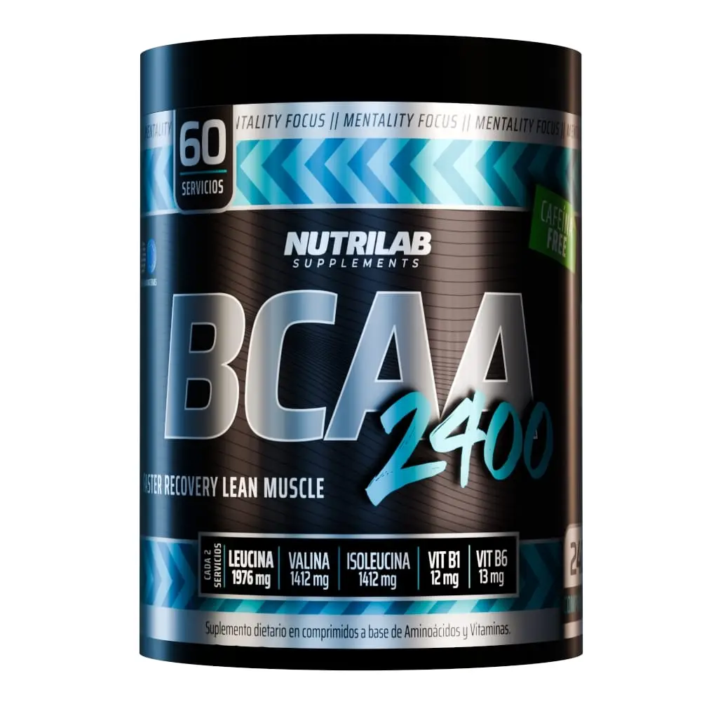 Aminoacido bcaa 2400 nutrilab x 240c