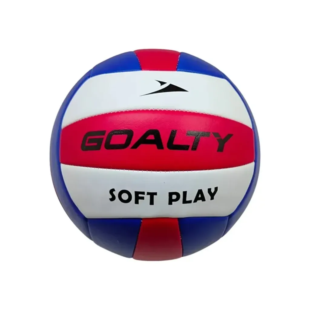 Pelota de voley Goalty Soft Play Nº 5 Blanco/Rojo/Azul