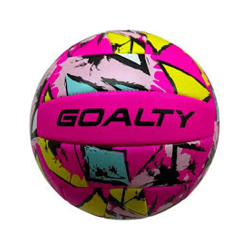 Pelota de voley Goalty Beach Volley Nº 5 Rosa/Amarillo/Azul
