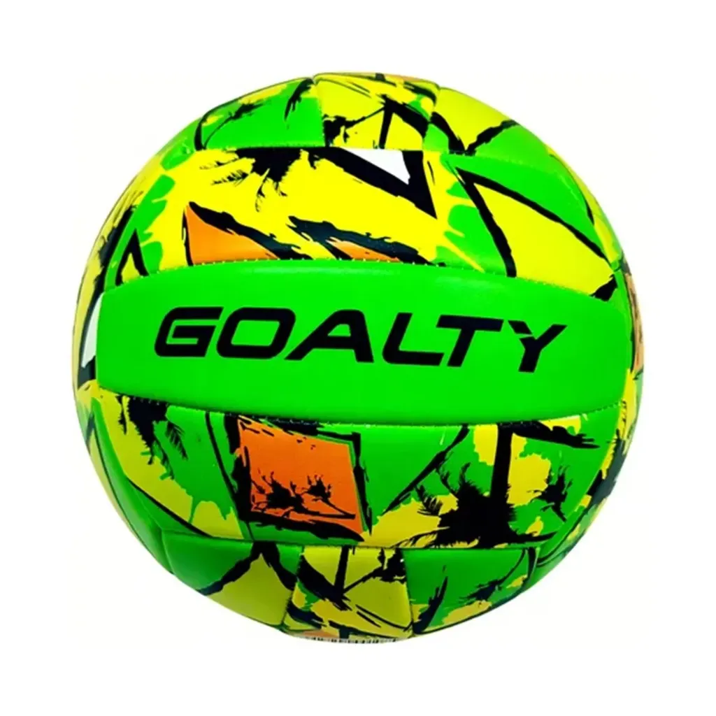 Pelota de voley Goalty Beach Volley Nº 5 Verde/Amarillo/Naranja
