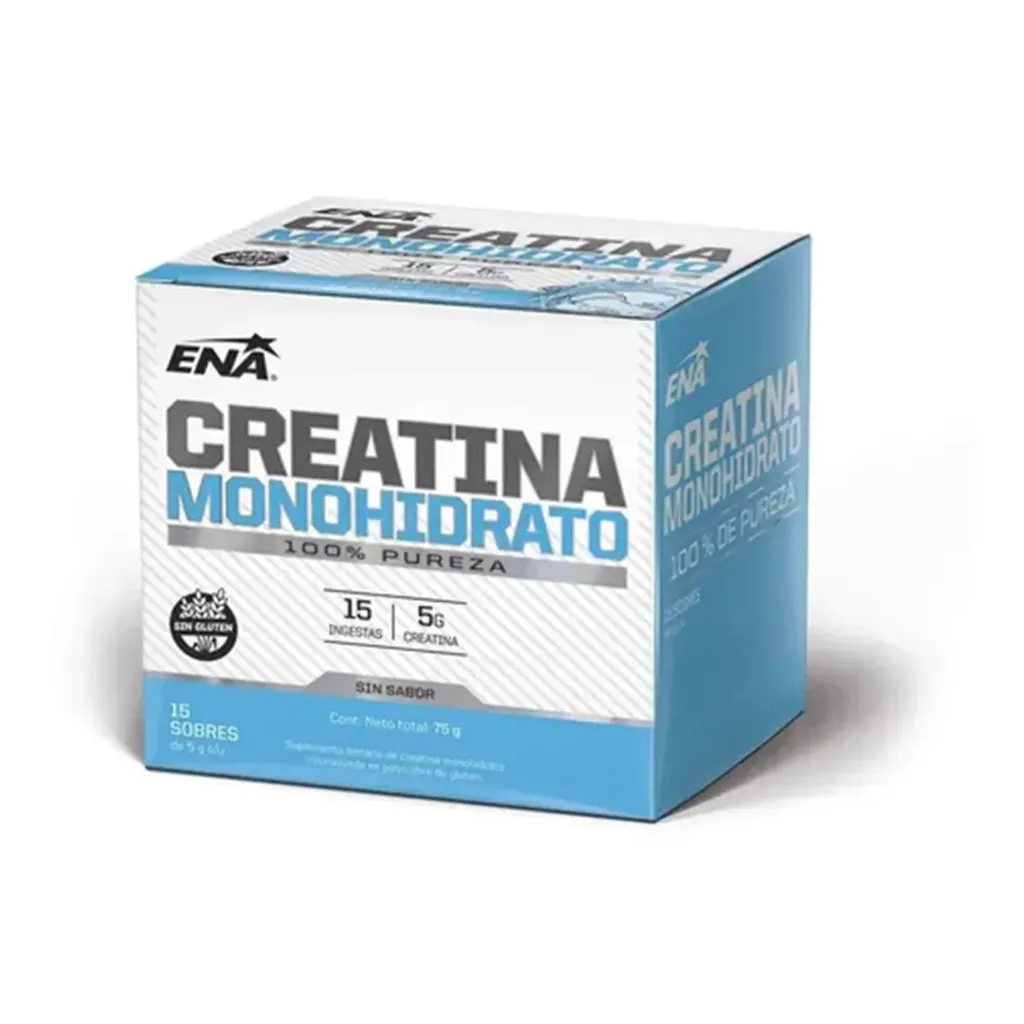 Creatina monohidratada ena monodosis caja x 15 sobres