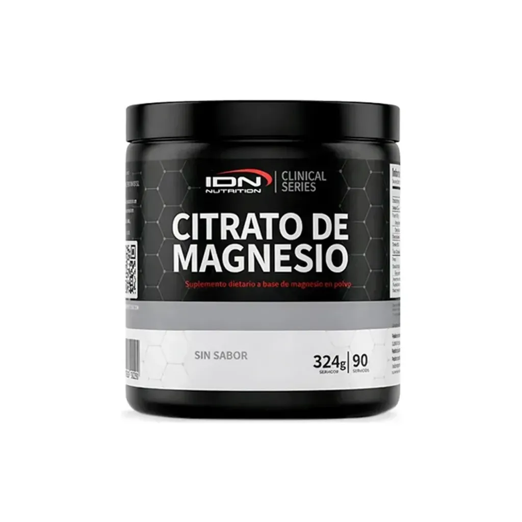 Citrato de magnesio en polvo 324gs idn
