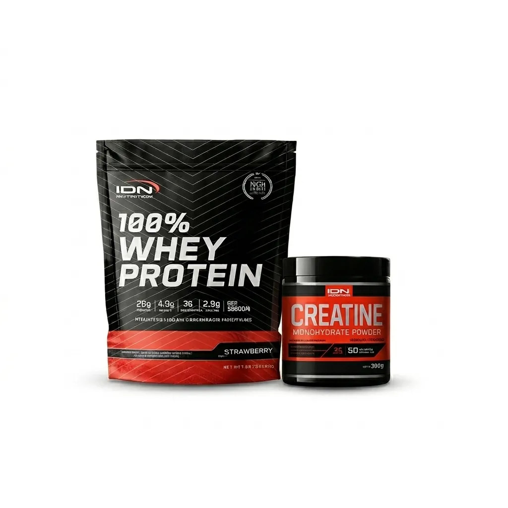 Combo proteina 2lb y creatina 300gs idn