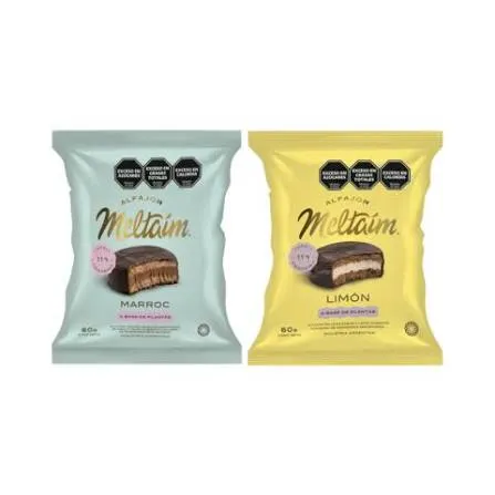 Alfajor vegano proteico meltaim x 60g (unidad)
