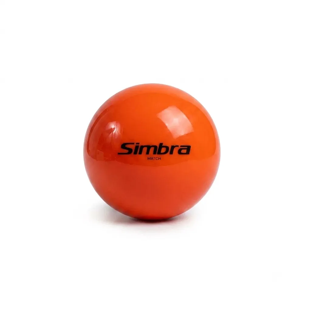 Bocha de hockey simbra match lisa naranja