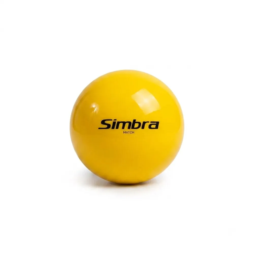 Bocha de hockey simbra match lisa amarillo