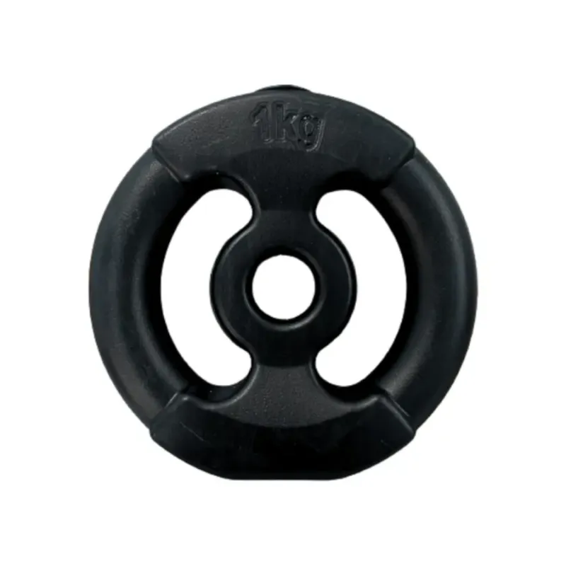 Disco pvc c/manija 1kg negro