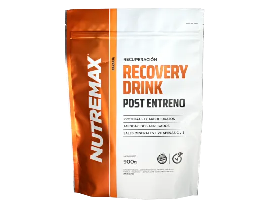 Recuperador nutremax recovery drink doypack x 15 servicios 900gs