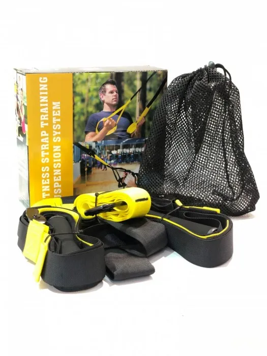 Banda suspension trx reforzada 2,45m con kit de anclaje