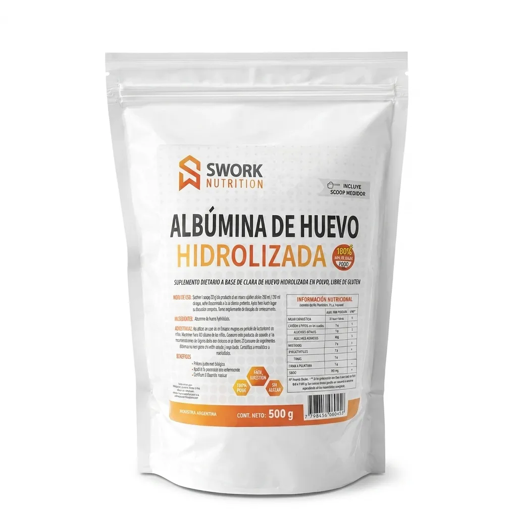 Proteina de albumina de huevo hidrolizada swork