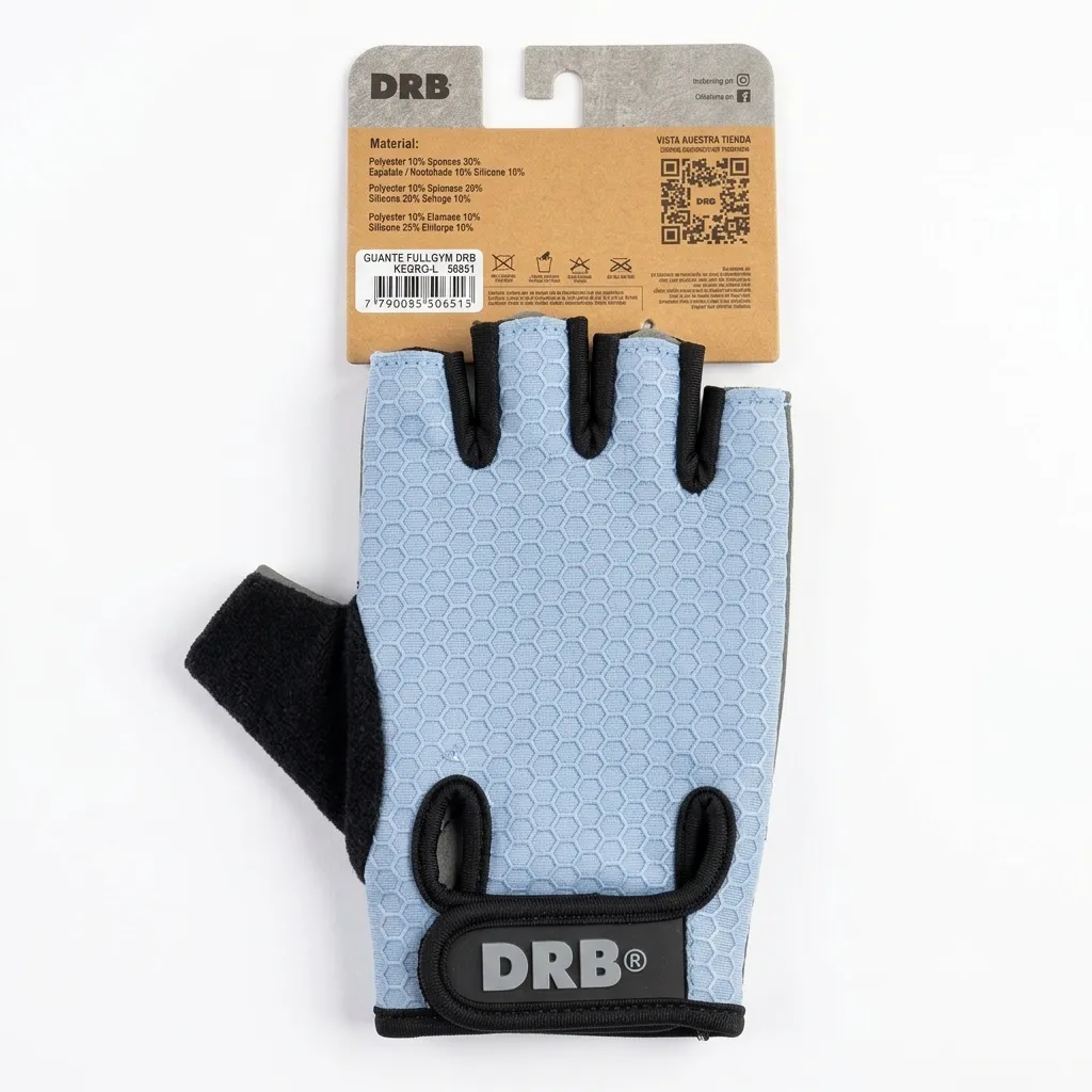Guante fitness drb full gym 2.0 azul (xs)