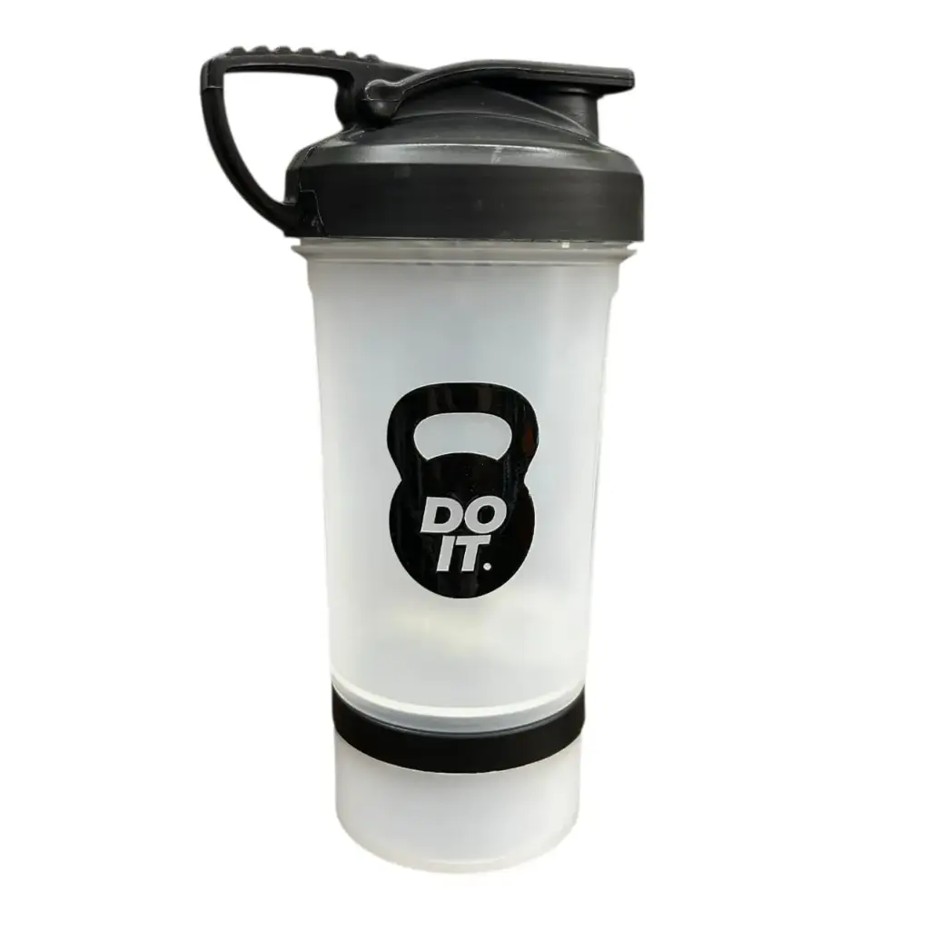 Shaker FLIP Color Transparente 500ml (2 EN 1 + Scoop) DO IT