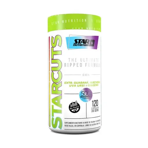 [619660878937] Starcuts quemador de grasa star nutrition 120c