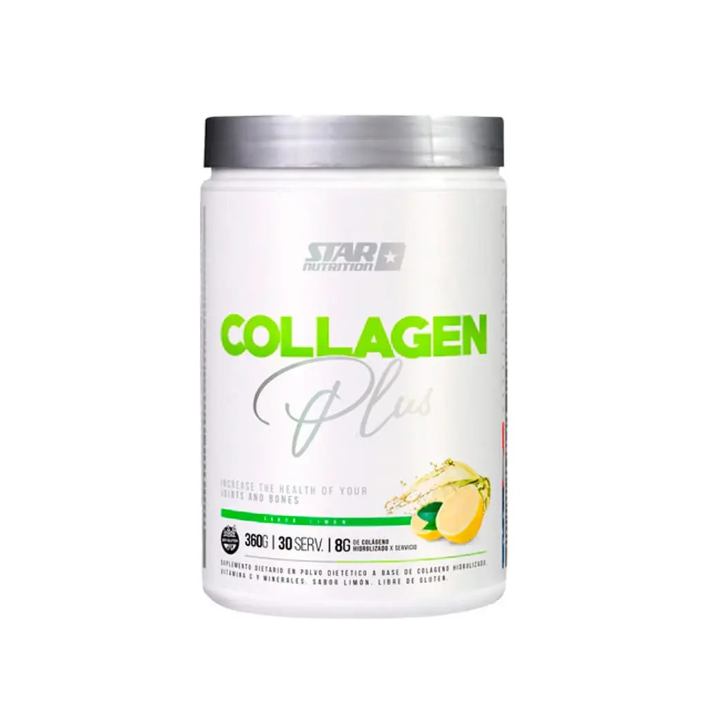 Colageno plus star nutrition x 360gs limon