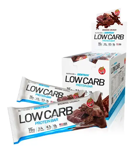 Barra proteica low carb gentech caja 10x45gs
