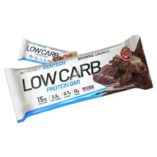 Barra proteica low carb gentech unidad 45gs