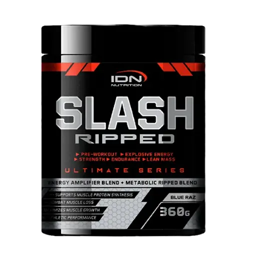 Pre entreno con quemador slash ripped idn 360gs