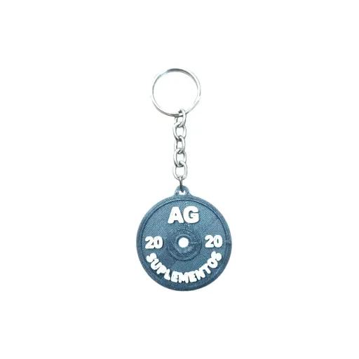 [12670] LLavero disco doble ags