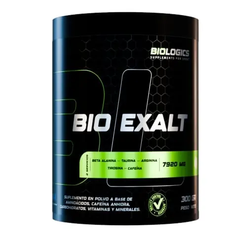 Pre entreno exalt biologics x 300gs
