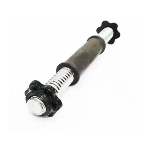 [10161] Mancuerna 40cm - maciza a roscas - diametro 25mm puño de pvc