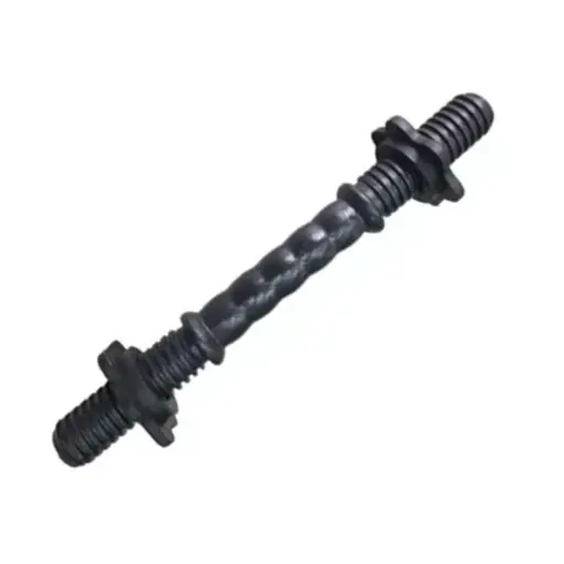 [11763] Mancuerna 35cm - semi maciza a roscas - diametro 30mm - tuerca plastica