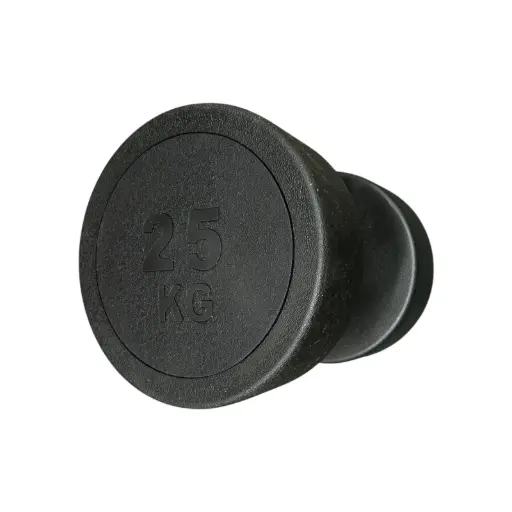 [12642] Mancuerna redonda caucho 25kg