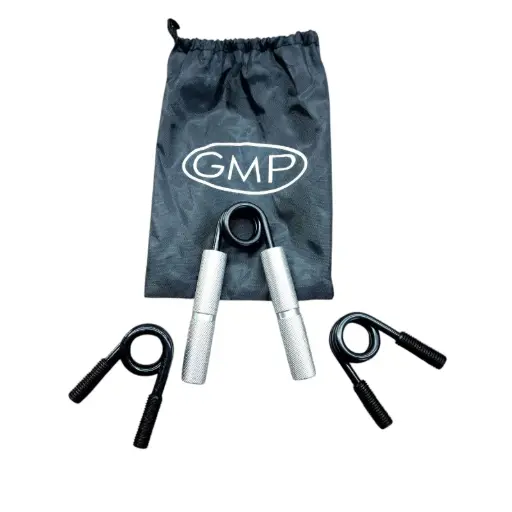 [12370] Hand grip de aluminio tres resistencias intercambiables: 45-55 y 85kg