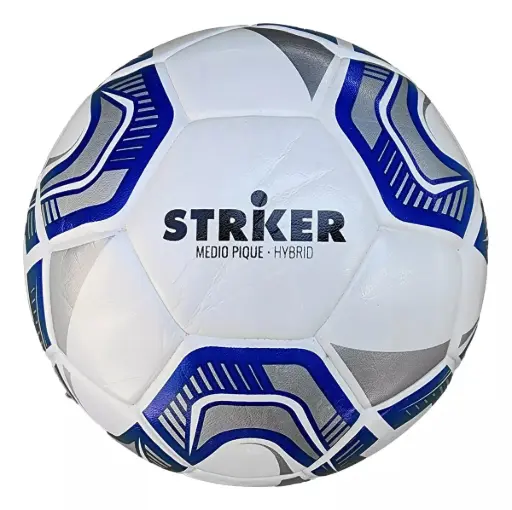 [12528] Pelota de futbol salon striker hibrida medio pique n4