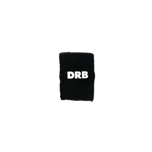 [11788] Muñequera de basket drb negra x 2u