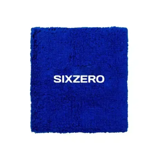 [11794] Muñequera de tenis sixzero azul x 2u