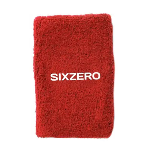 [11795] Muñequera de tenis triple sixzero roja
