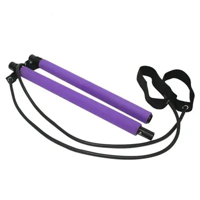 [12000] Barra traccion yoga pilates con banda elastica