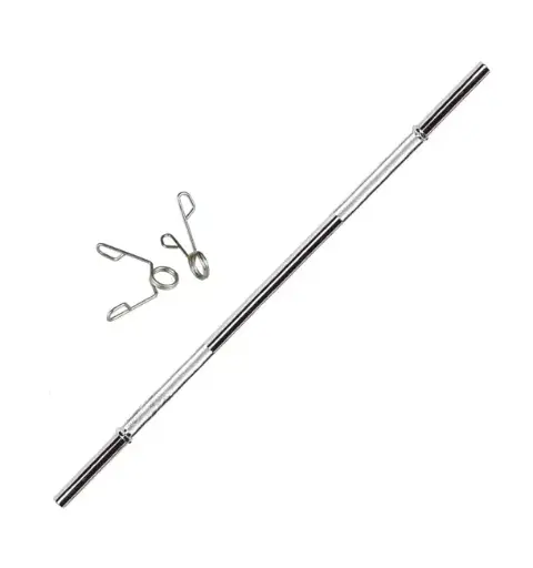 Barra recta cromada 1,5m - diametro 30mm maciza (incluye topes)