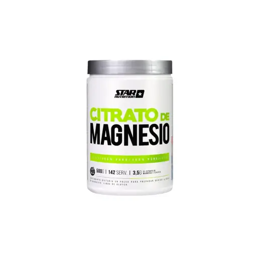 Citrato de magnesio en polvo 500gs star nutrition