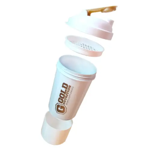 [10797] Shaker gold nutrition con compartimento