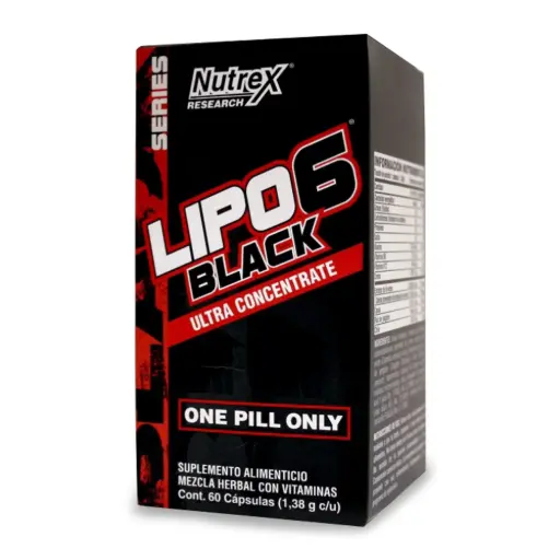[892] Quemador de grasa lipo 6 black uc nutrex 60c