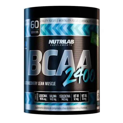 [12039] Aminoacido bcaa 2400 nutrilab x 240c